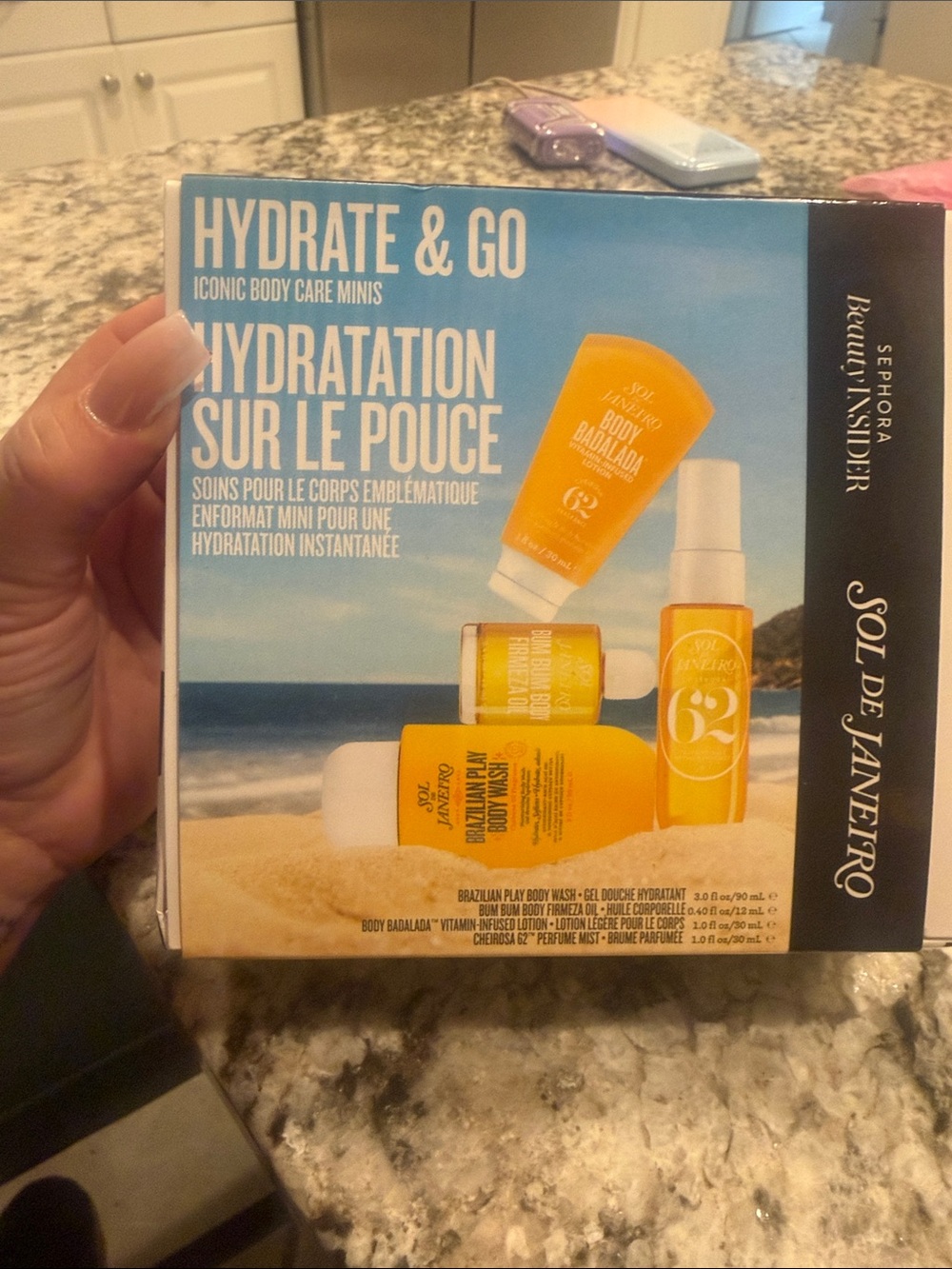 Sol de Janeiro Hydrate & Go Mini Set - Yellow and Blue Packaging